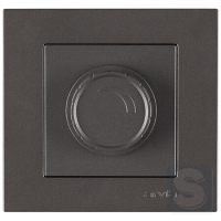 Диммер поворотний для LED ламп Arvia Electric KAREN Антрацит (20 06 2000 241)